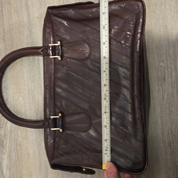 Vintage Eel Briefcase & Marching Purse Set! - Picture 7 of 8